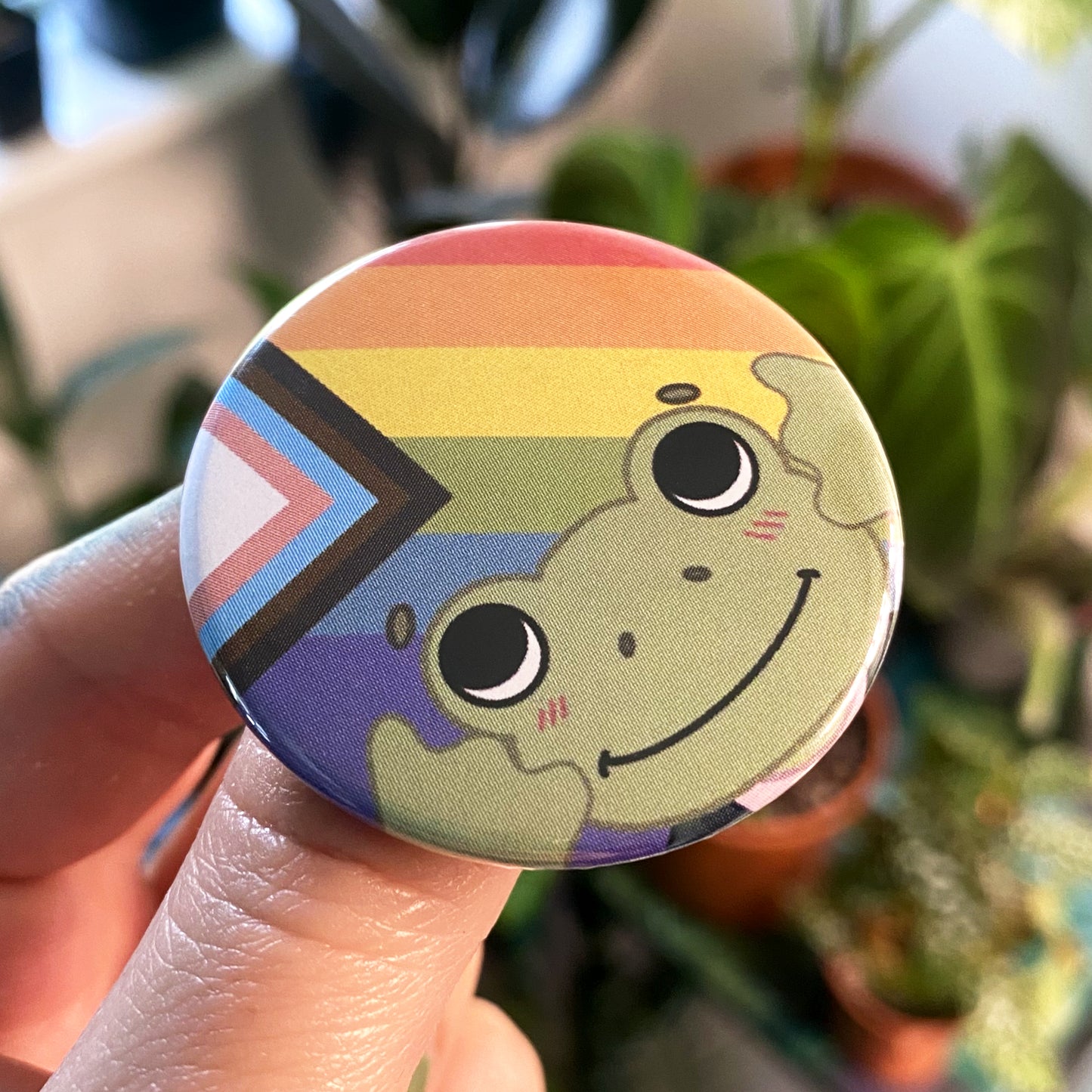 Pride Frog LGBTQ+ Pin Badge