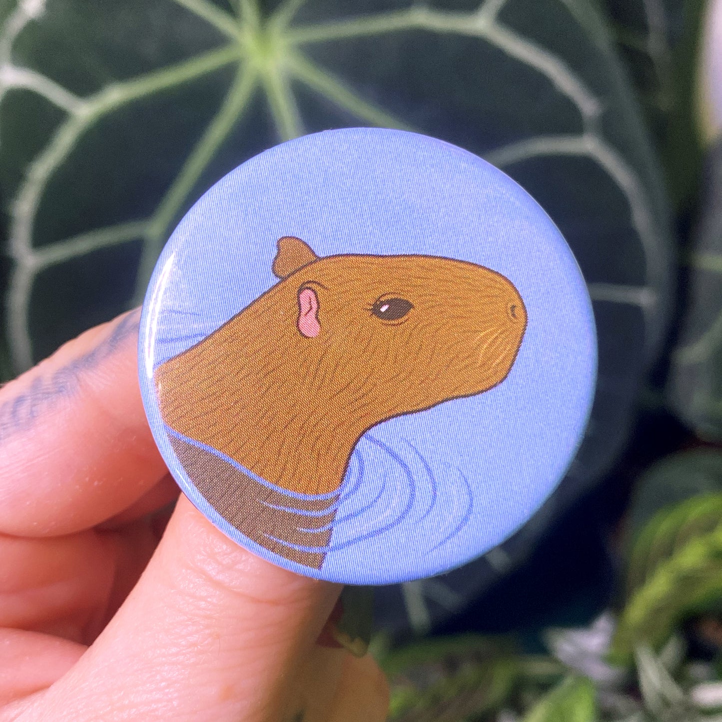 Capybara "Lena" Pin Badge